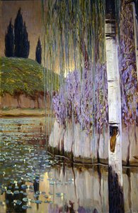 Paysage avec arbres, 1917 - Teodoro Wolf Ferrari